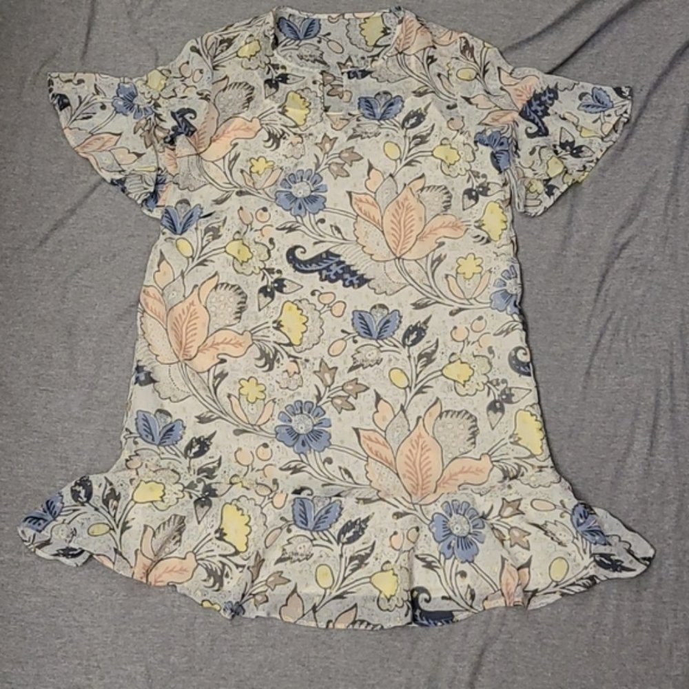 Loft Floral Dress - Picture 5 of 11
